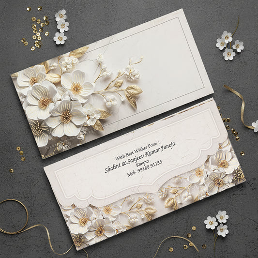 Velvet Touch With Gold Foil & UV Printed Shagun Envelopes | Premium Money Gift Covers for All Occasions – Lifafewala