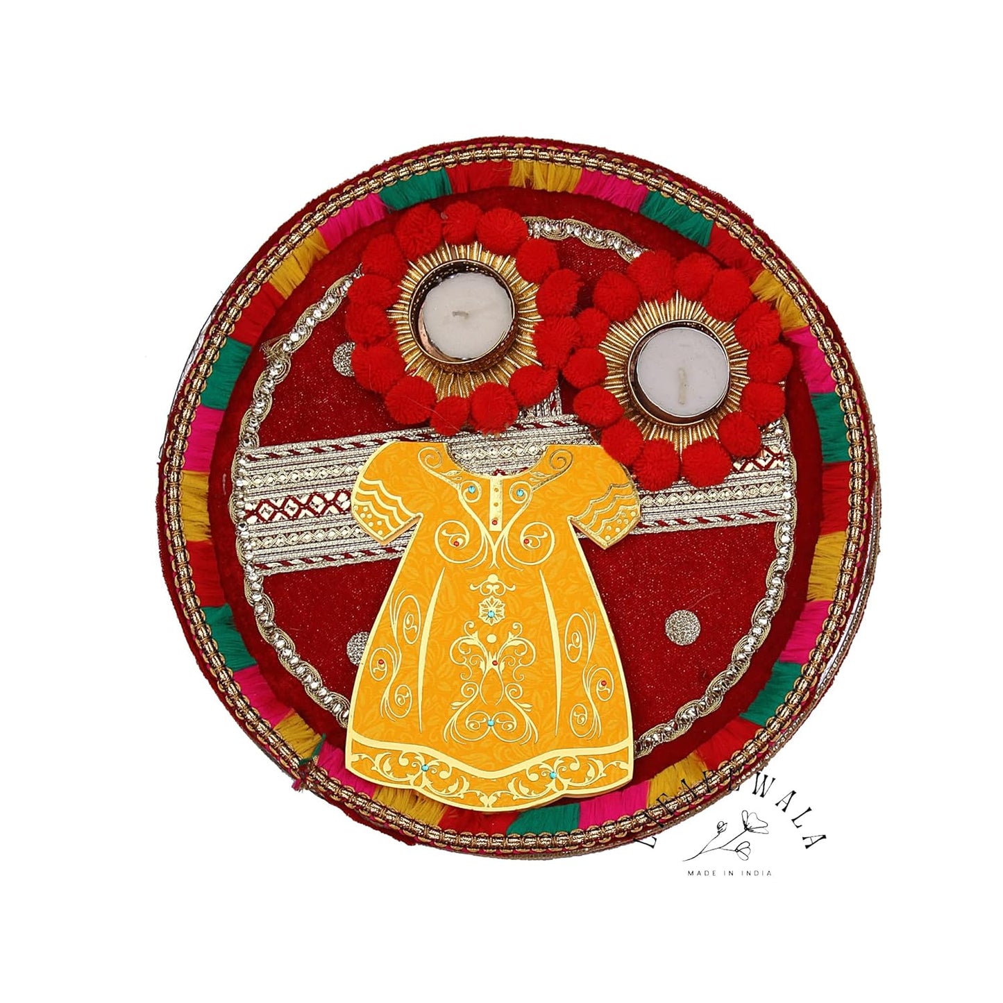 Lifafewala Unique and Exclusive Designer Ethnic Frock/Dress shaped Money And Shagun Envelopes for Weddings, Birthdays and Various other Occasions. Pack of 10| Color: Multicolor (As per availability)