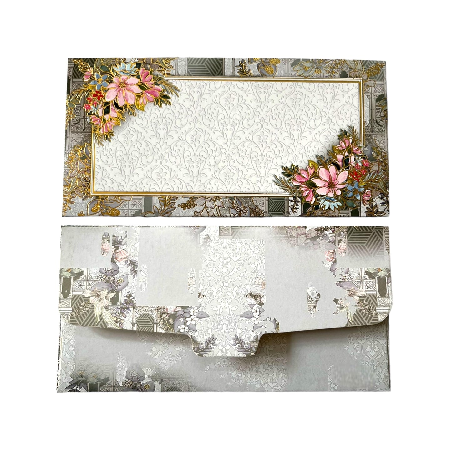 Premium Floral Money Envelopes for Weddings & Festivals – Pack of 20, 50, 100 (Multicolor)