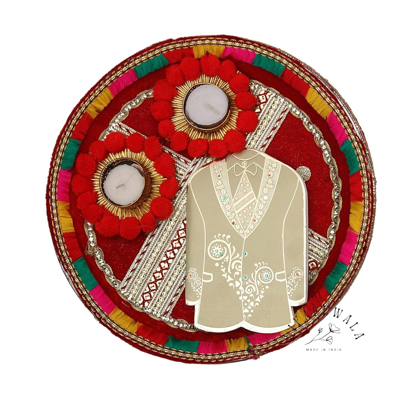 Lifafewala Unique and Exclusive Designer Ethnic Coat/Suit shaped Money And Shagun Envelopes for Weddings, Birthdays and Various other Occasions. Pack of 10| Color: Multicolor (As per availability)