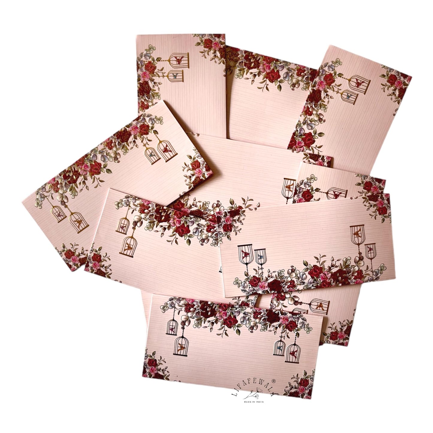 Designer Pink Envelopes for Cash, Weddings & Gifting – Lifafewala