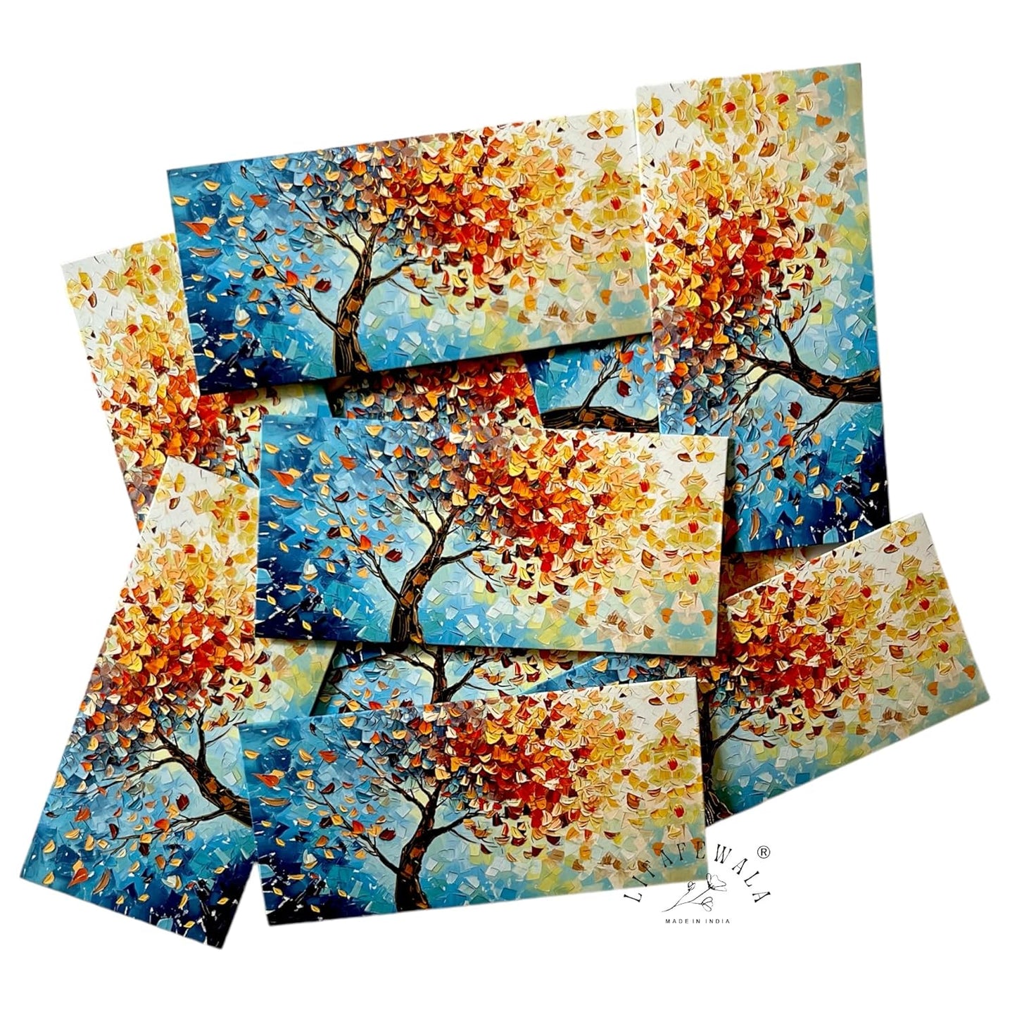 Magical Tree Shagun Envelopes – Velvet Feel Gold Foil Wedding Gift Covers | Lifafewala