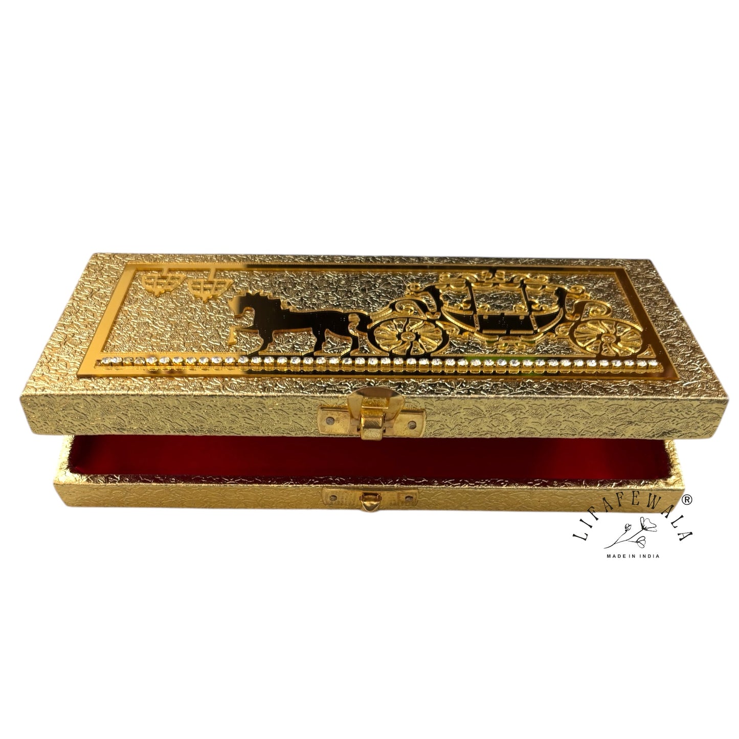 Luxury Golden Gaddi Box for Jewellery & Gift Storage