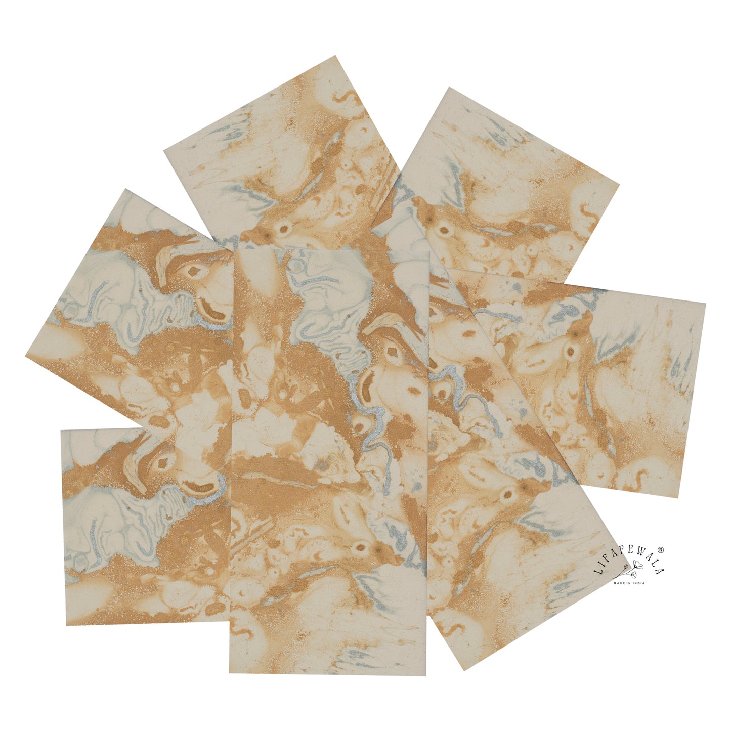 Eco Friendly Handmade Paper Envelopes | LIFAFEWALA (Cream Recycled, Pack of 20-200)