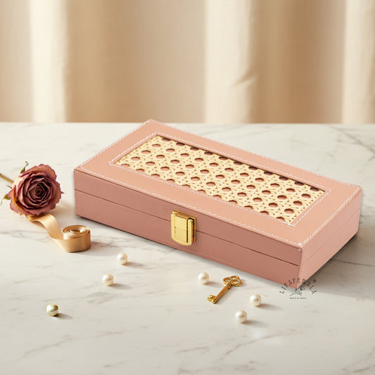 Decorative Pastel Pink Handcrafted Gaddi Box – Premium Shagun, Cash & Jewellery Gift Box | Lifafewala