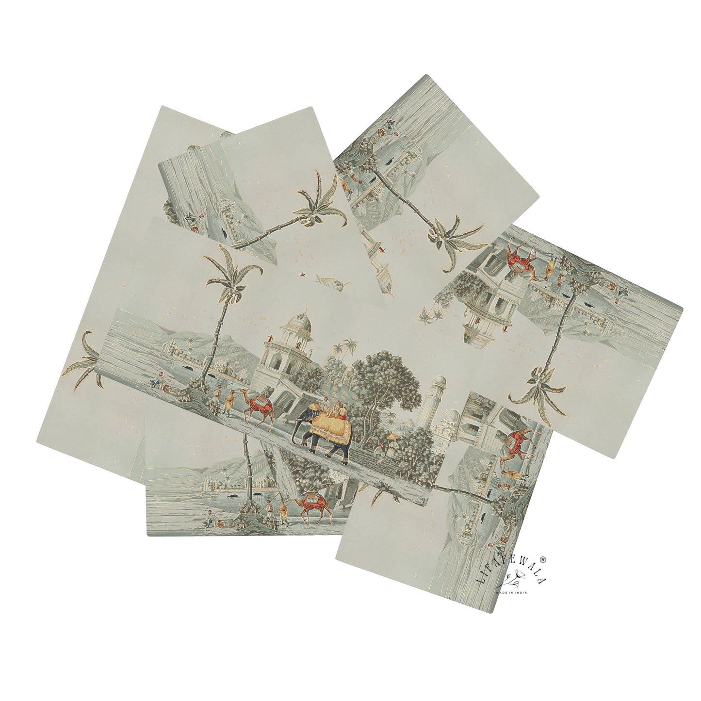 Premium Ethnic Artistic Shagun Envelopes – Velvet Feel Gold Foil with UV Finish Gift Covers | Lifafewala