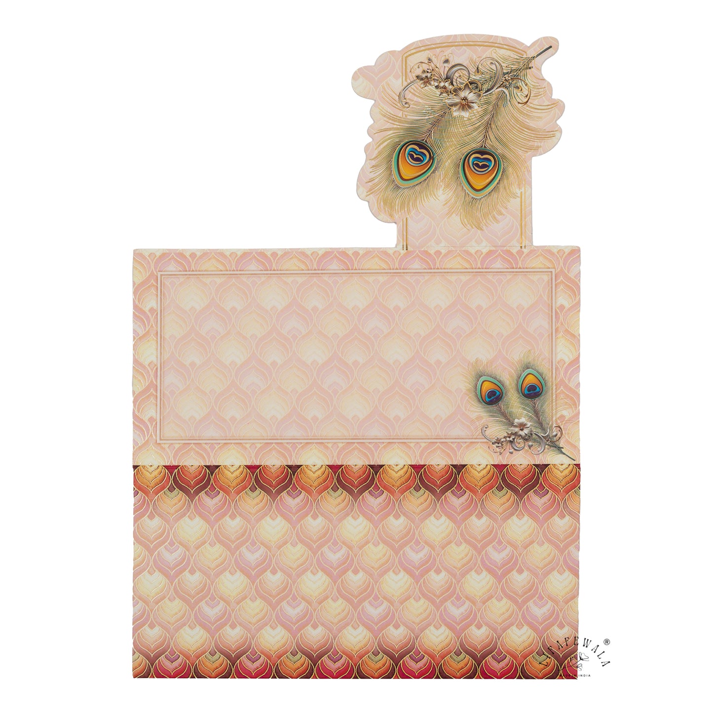 Premium Designer Shagun Envelopes – Stylish 2.5 Fold Matte Finish with Gold Foil & UV | Lifafewala