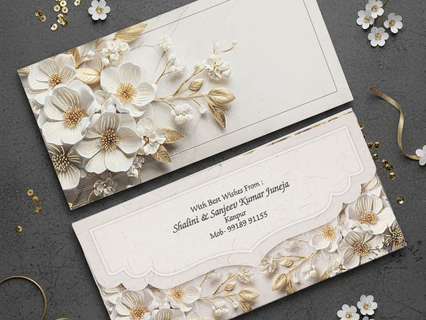 Gold Foil & UV Velvet Shagun Envelopes | LIFAFEWALA (Velvet+UV, Pack of 20–200)