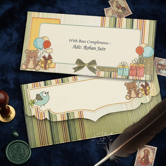Cute Kids Design Money Envelopes | LIFAFEWALA Birthday & Baby Gift Lifafa (Pack of 20–200)
