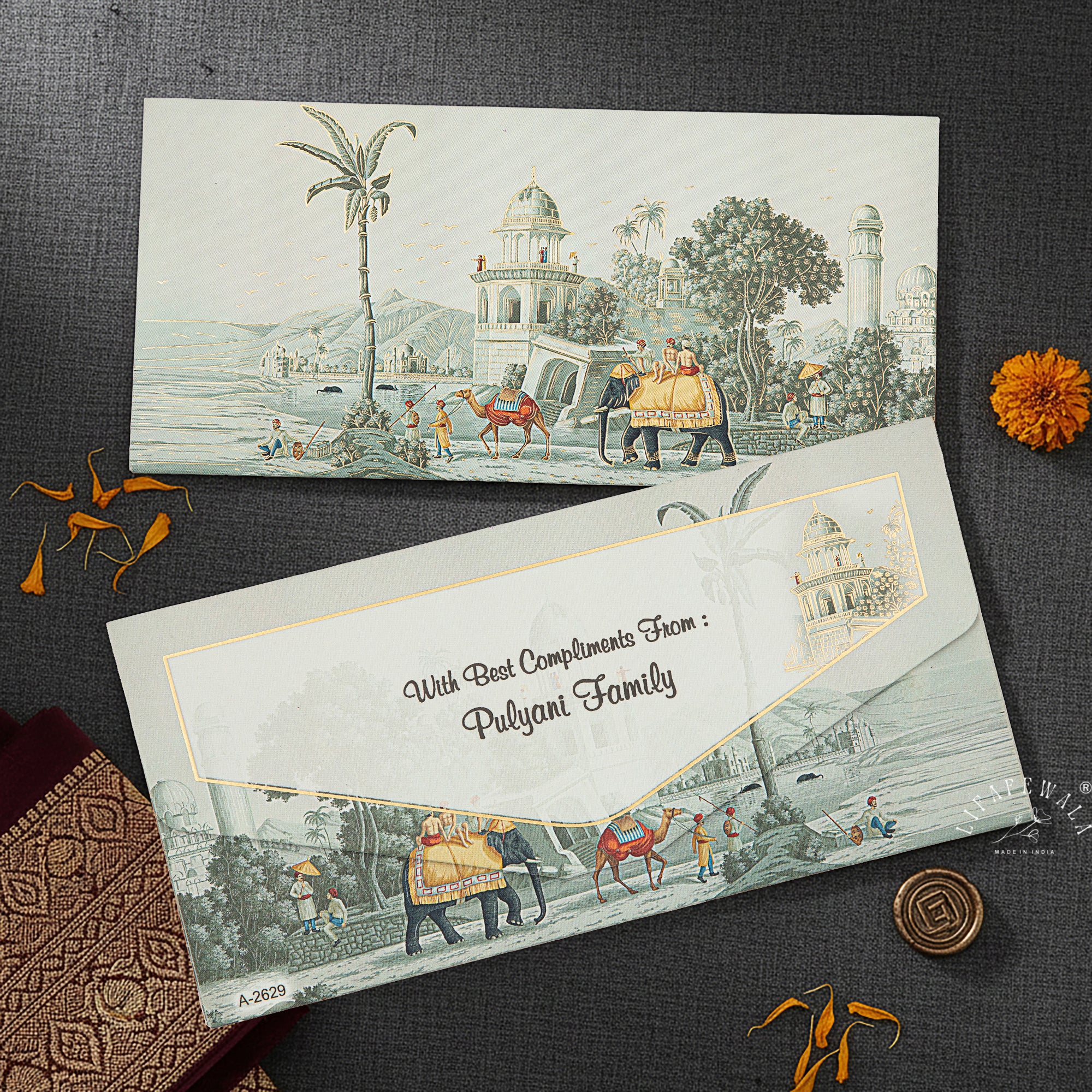 Velvet+UV Shagun Envelopes | Premium Wedding Money Gift Lifafa Online ...