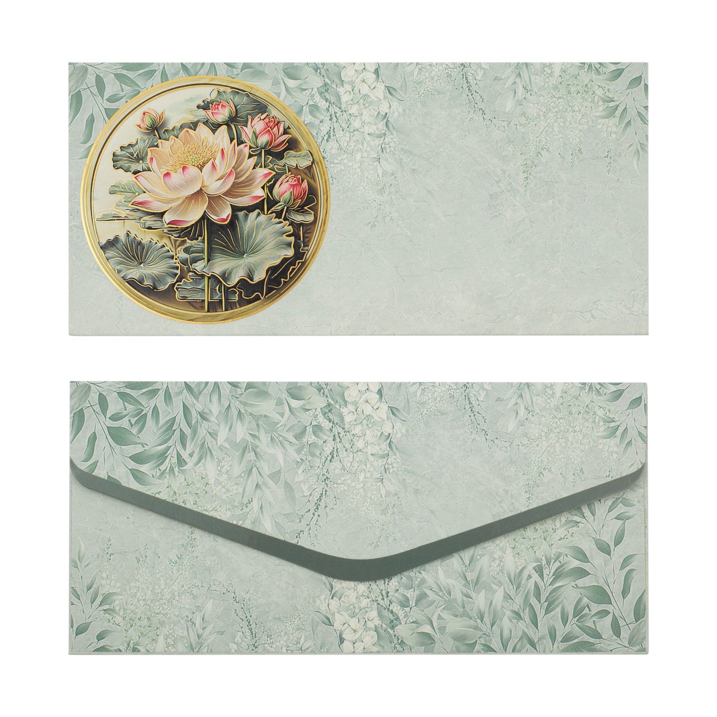 Floral Velvet Finish Gold Foil Shagun Envelopes | LIFAFEWALA (Pack of 20–200)