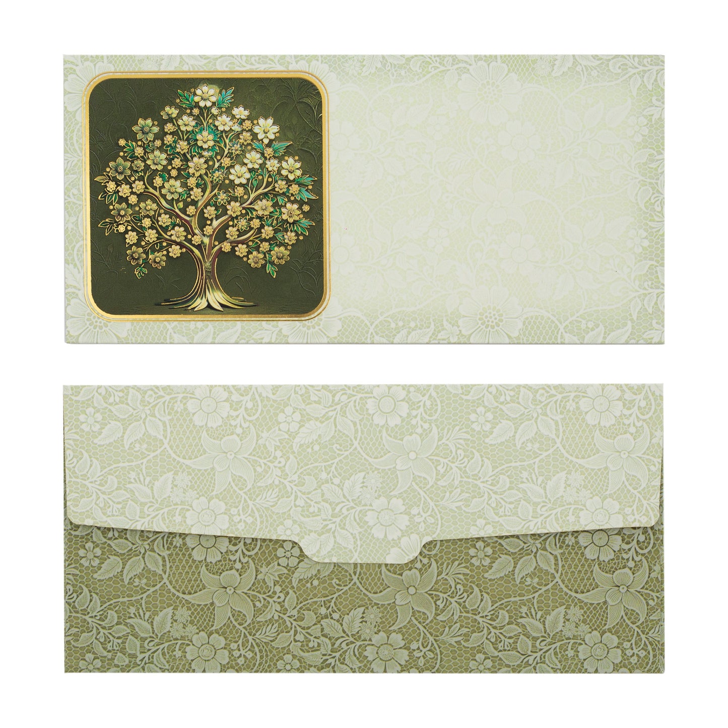 Floral Velvet Feel Money Envelopes | LIFAFEWALA Shagun Lifafa (Pack of 20–200)