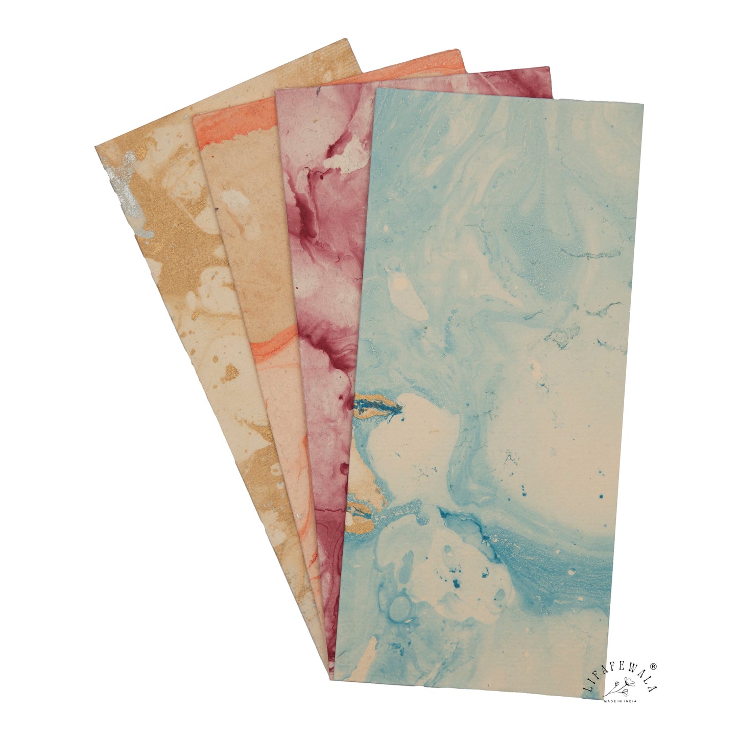 Eco-Friendly Handmade Recycled Paper Envelopes – Sustainable Multicolor Craft & Invitation Covers | Lifafewala