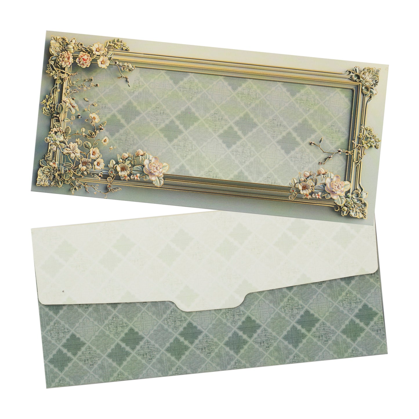 Floral Velvet Feel Money Envelopes | LIFAFEWALA Shagun Lifafa (Pack of 20–200)