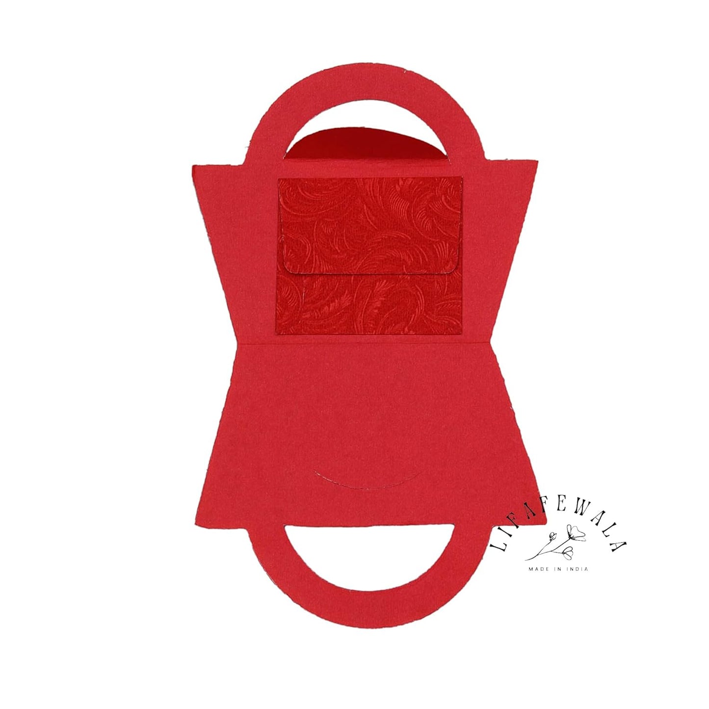 Lifafewala Unique and Exclusive Designer Ethnic Basket with Handle Money And Shagun Envelopes for Weddings, Birthdays and Various other Occasions. Pack of 10 | Color: Multicolor (As per availability)