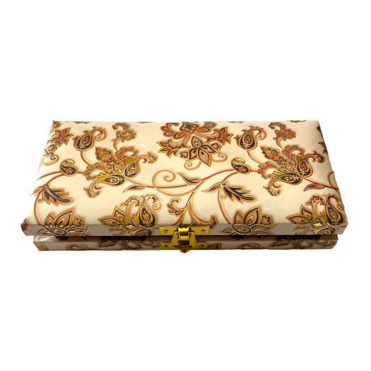 LIFAFEWALA Designer Rectangular Shaped Floral Design Cash Box, Shagun Box, Gift Box, Gaddi Box, Jewellery Box, Shagun Envelope In Floral Design (Multicolor, Pack of 1)