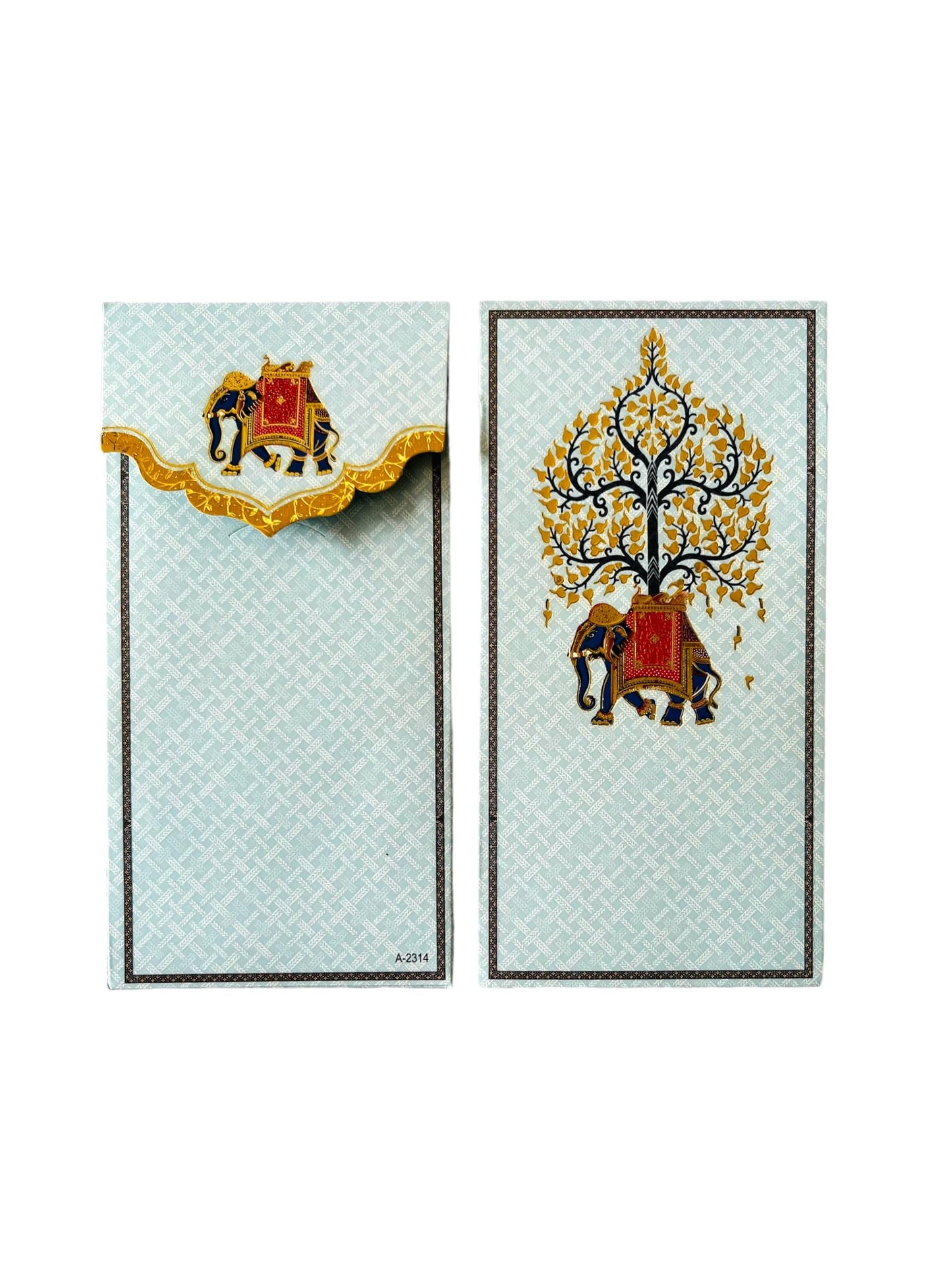 LIFAFEWALA Standing Premium & Royal Elephant Money and Shagun Envelopes for Wedding,Birthday,Gifting |Velvet Feel| |Pack of 10| (Multicolor)