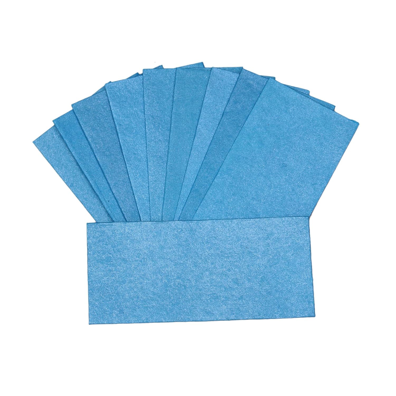 Lifafewala Eco Friendly Handmade Sustainable Recycled Paper Envelopes used in Gifting, Birthdays, Weddings and Other Occasions And Festivities. Pack of 10| (Blue)