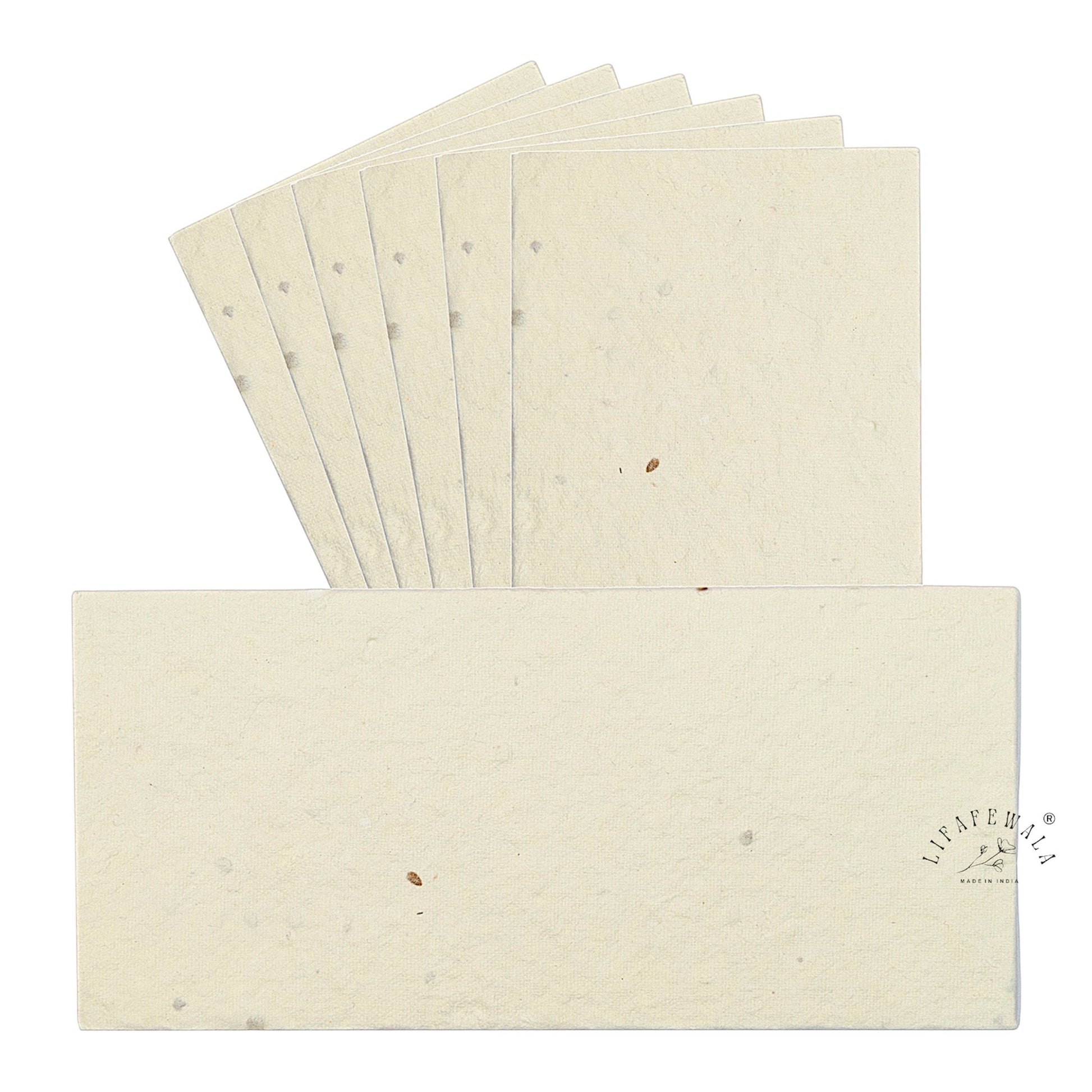 Biodegradable Cream Plantable Envelope with Tomato Seeds
