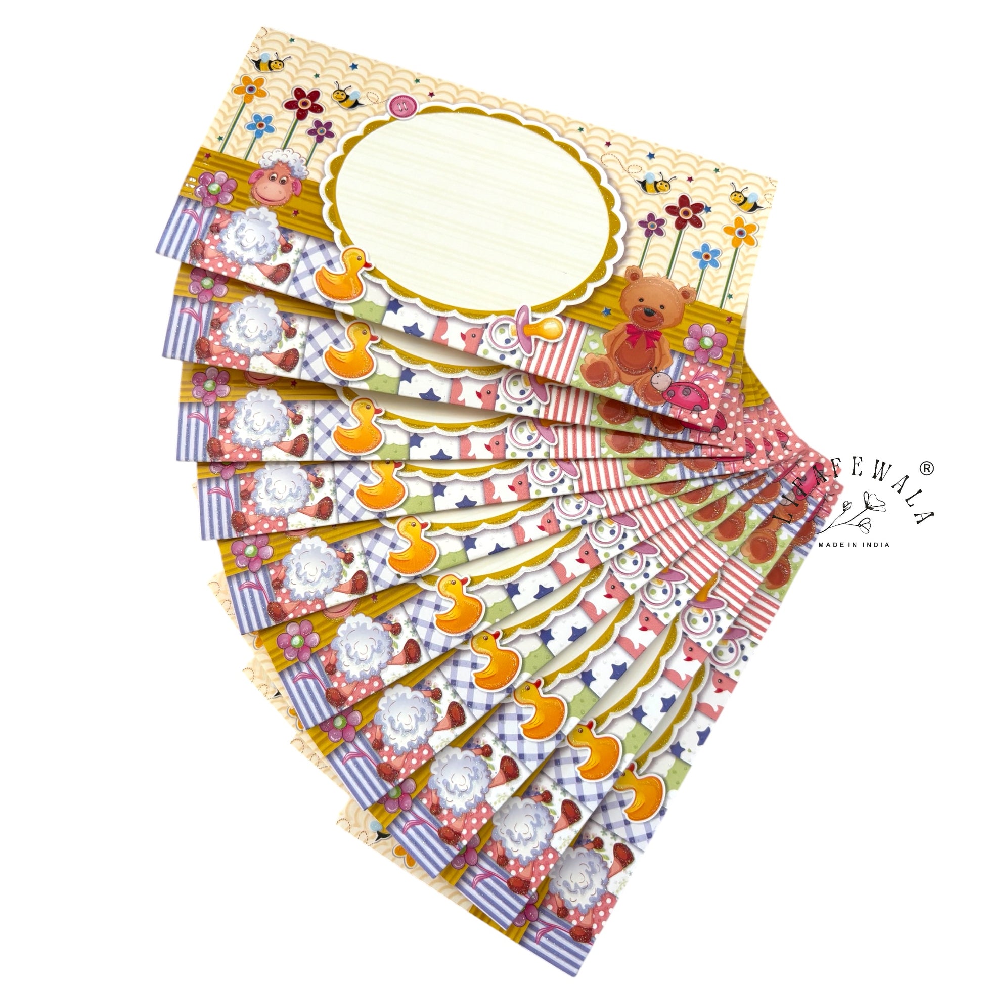 Colorful Kids Theme Gift Envelope by LIFAFEWALA