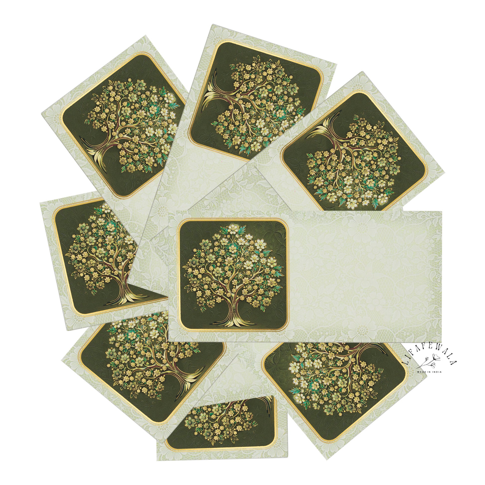 Designer Floral Cash Envelope for Weddings and Festivals