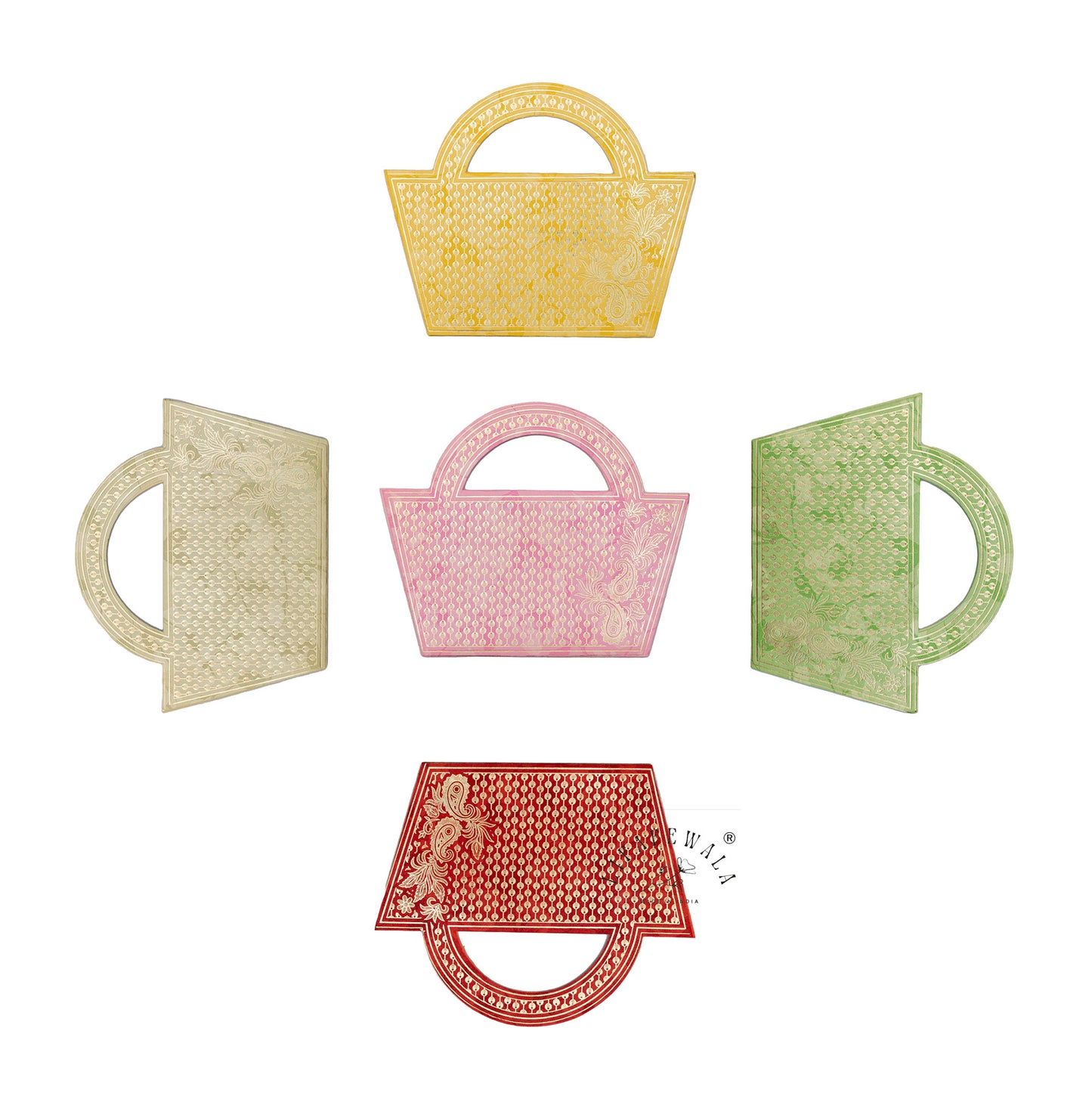 Ethnic Festive Basket with Envelopes for Gifting