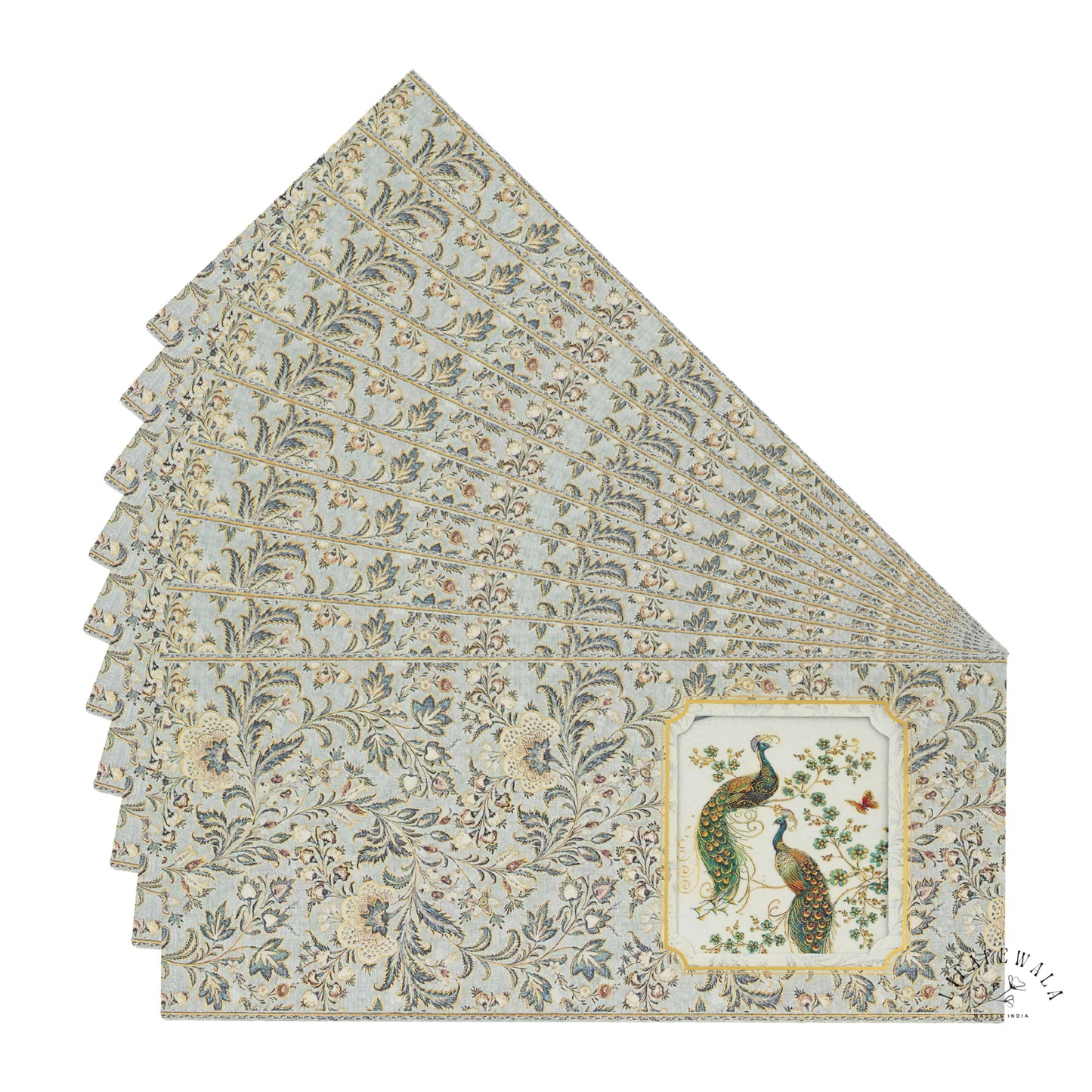 Gold Foil Peacock Design Shagun Lifafa