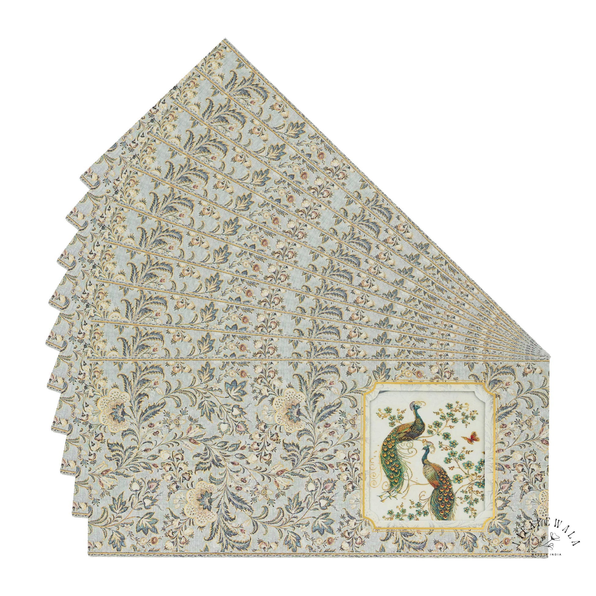 Gold Foil Peacock Design Shagun Lifafa