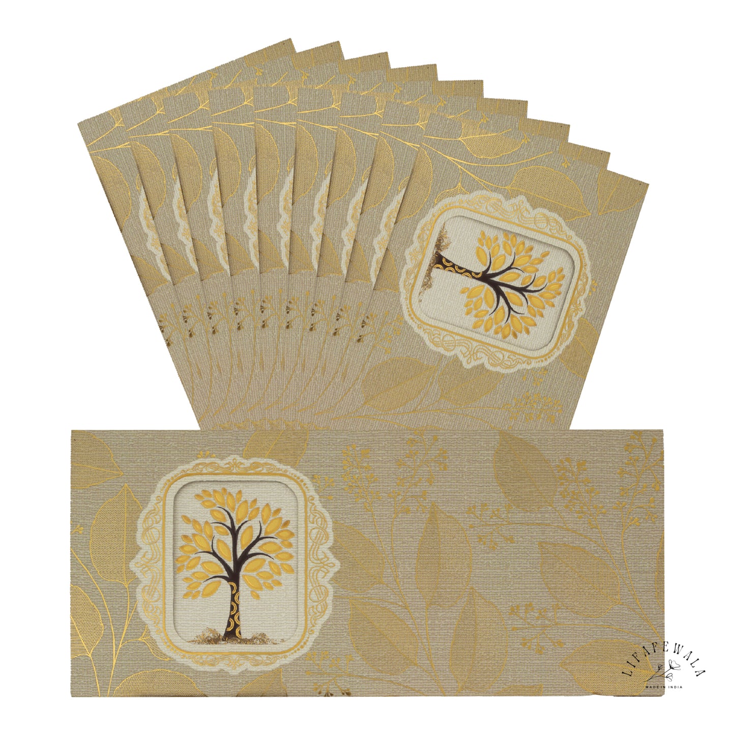Gold Foil Velvet Money Envelope