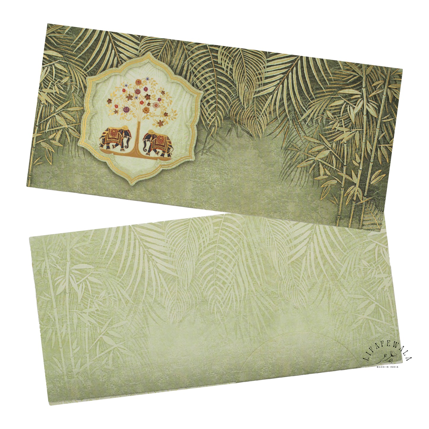 Handcrafted Elephant Motif Money Envelope for Gifting
