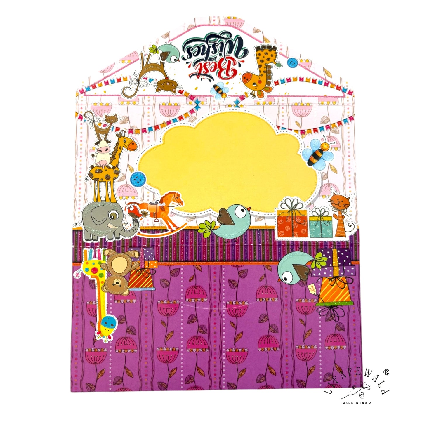 Handcrafted Kids Gift Cover for Newborn & Festive Occasions