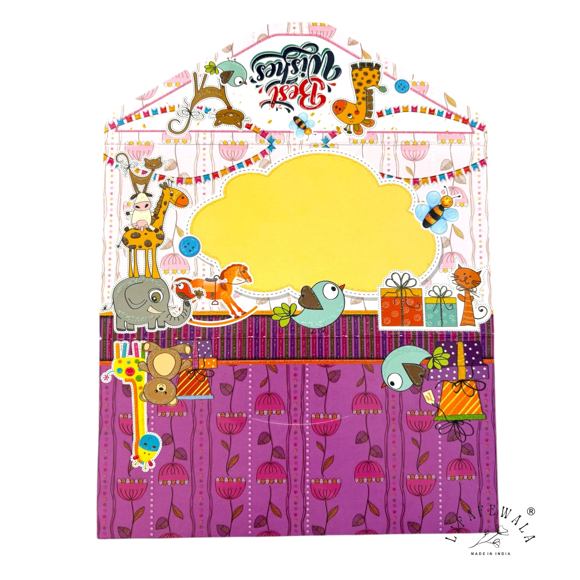 Handcrafted Kids Gift Cover for Newborn & Festive Occasions