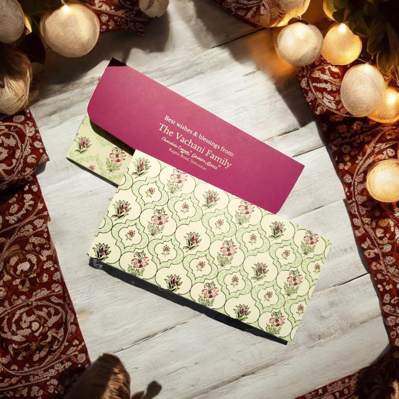 Shagun Envelope – Cream Color Matte Finish Lifafa | Lifafewala