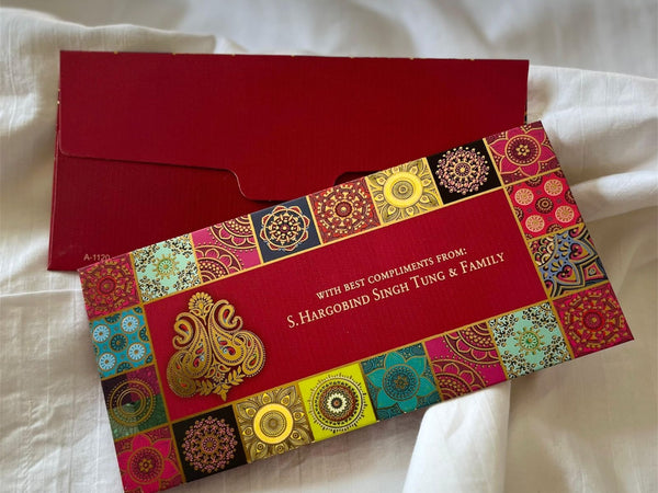 Red Velvet Shagun Envelopes | LIFAFEWALA (Velvet Feel, Pack of 20–200)