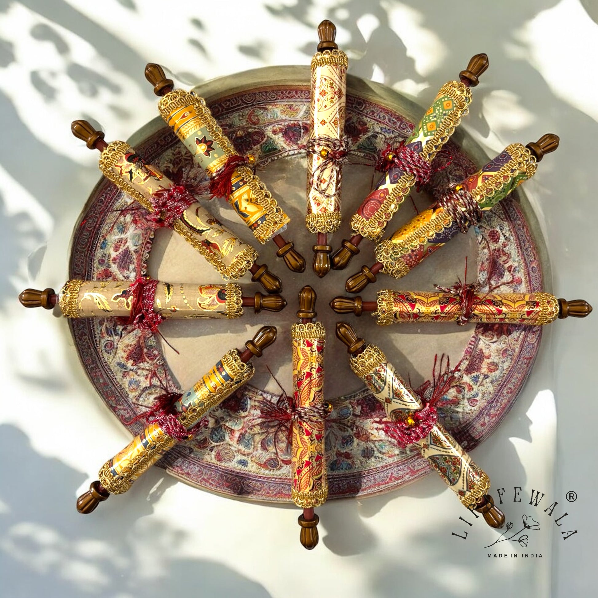 LIFAFEWALA Royal Farman Scroll Money Envelope for Wedding Gifting