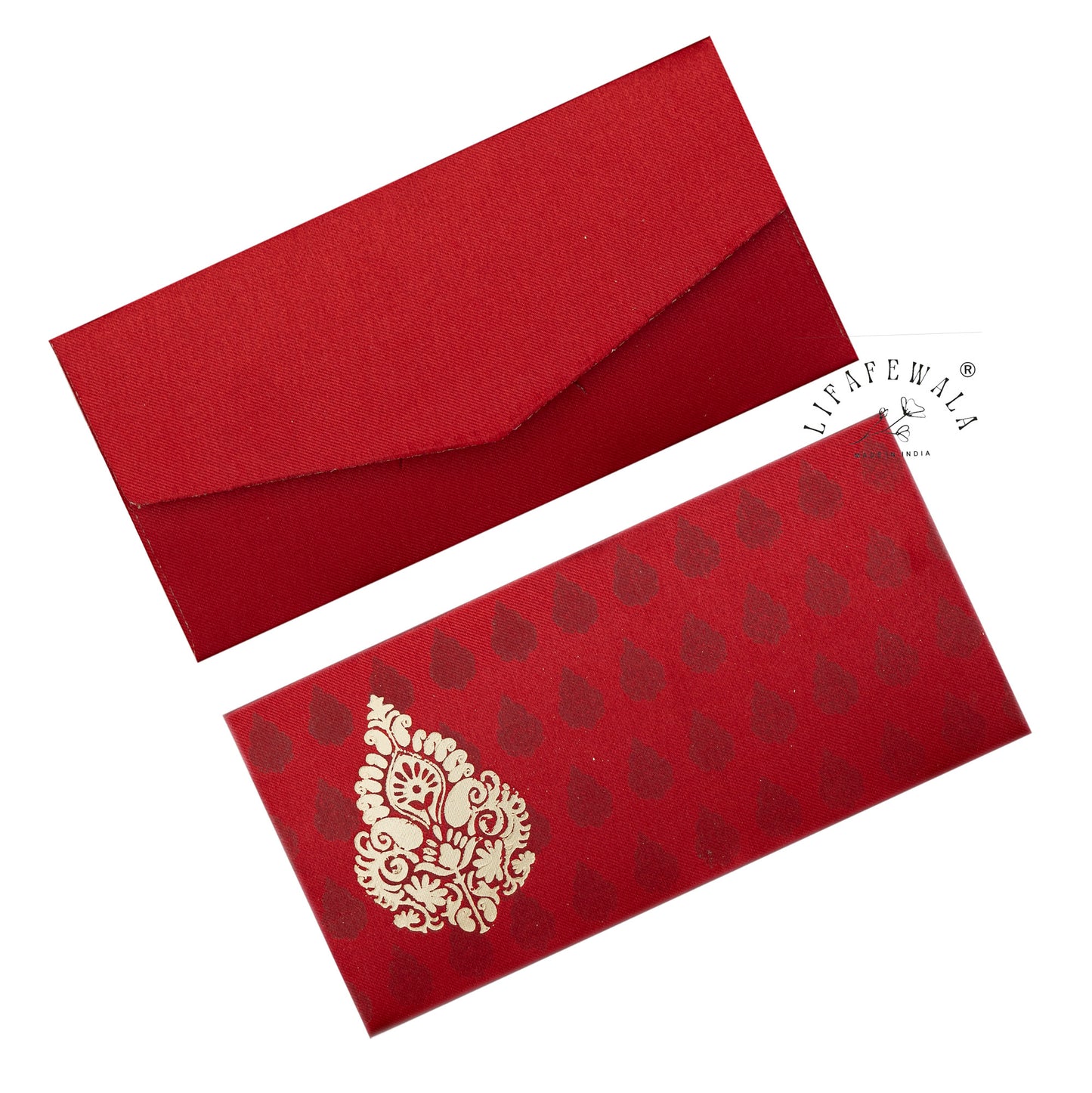 Luxury Indian Gold Foil Money Envelope