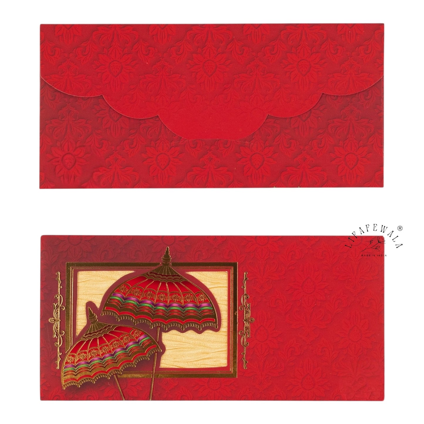 Luxury Satin Window Money Envelope for Wedding Gifts