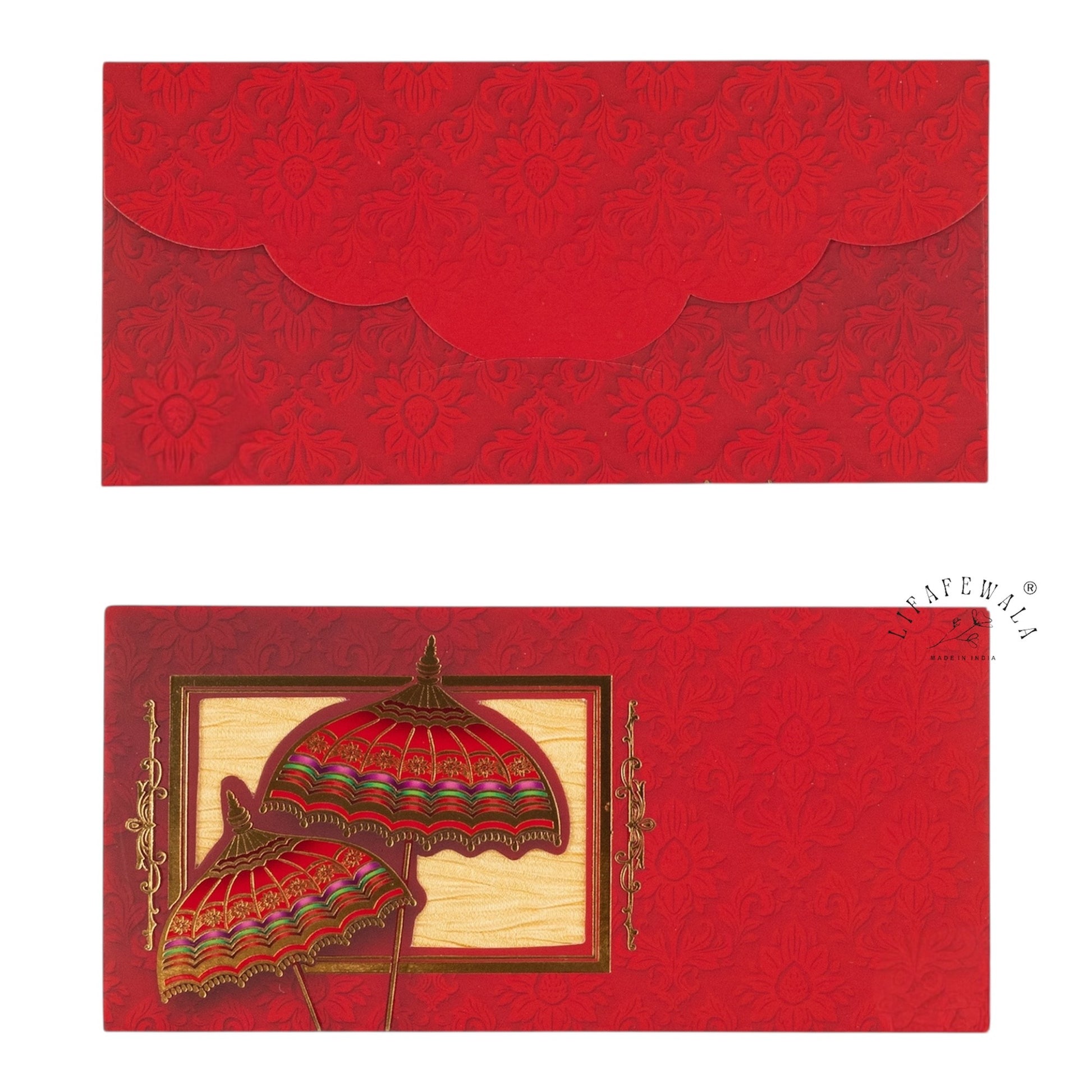 Luxury Satin Window Money Envelope for Wedding Gifts