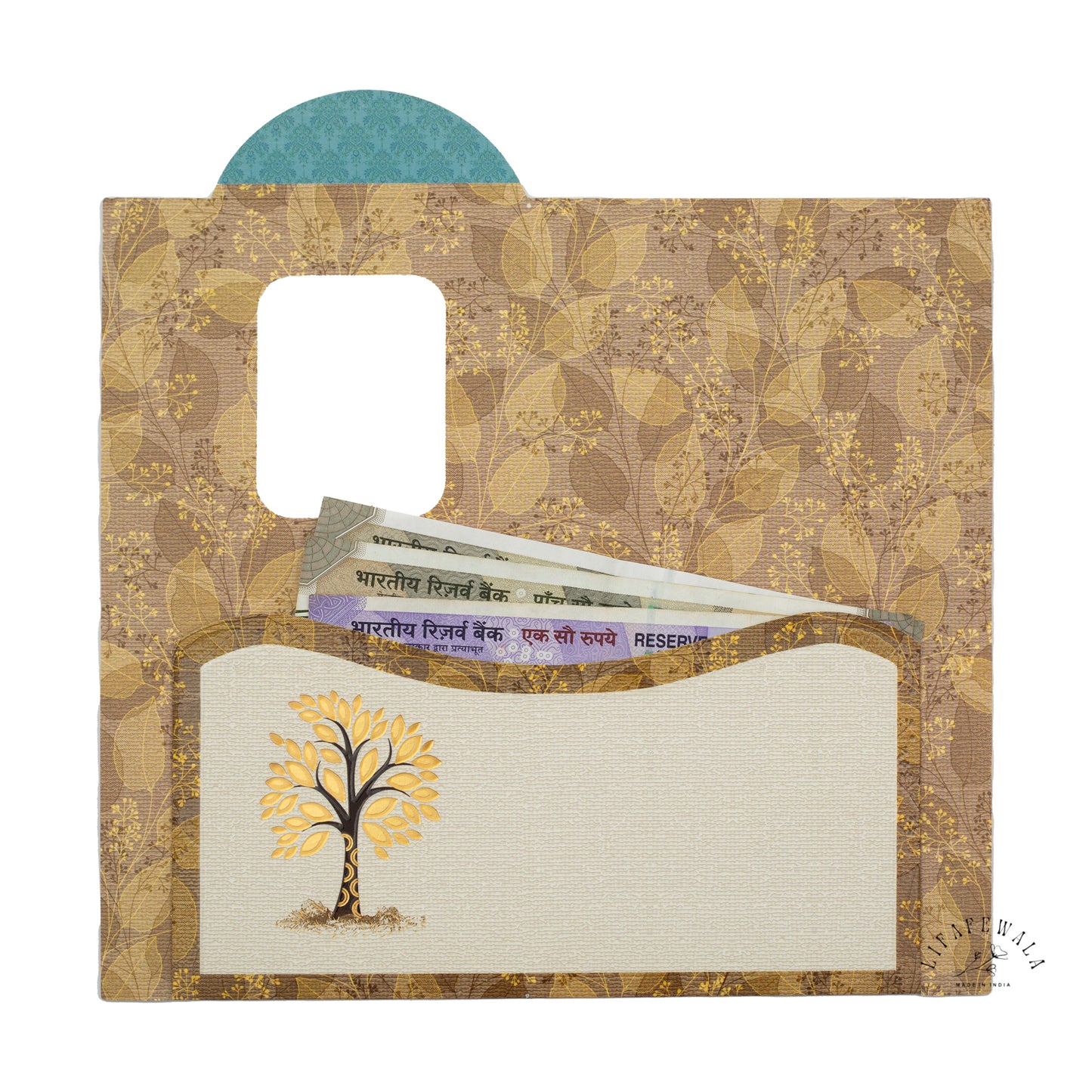Luxury Tree of Life Gold Foil Cash Envelope