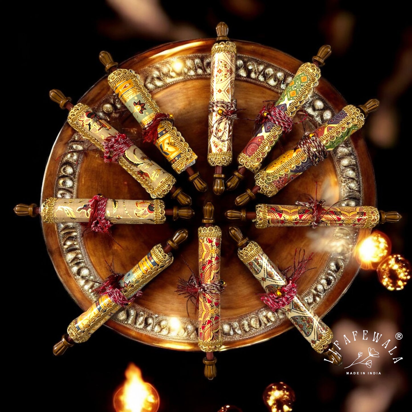 Multicolor Royal Farman Style Cash Envelope