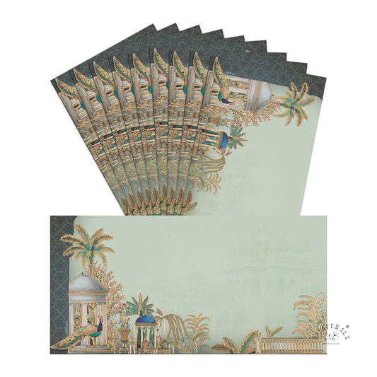 Peacock theme money gift envelope bulk pack