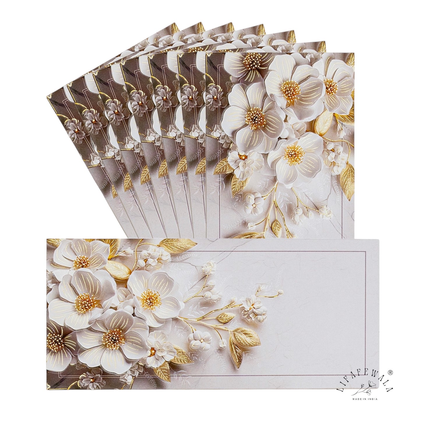 Velvet Touch With Gold Foil & UV Printed Shagun Envelopes | Premium Money Gift Covers for All Occasions – Lifafewala