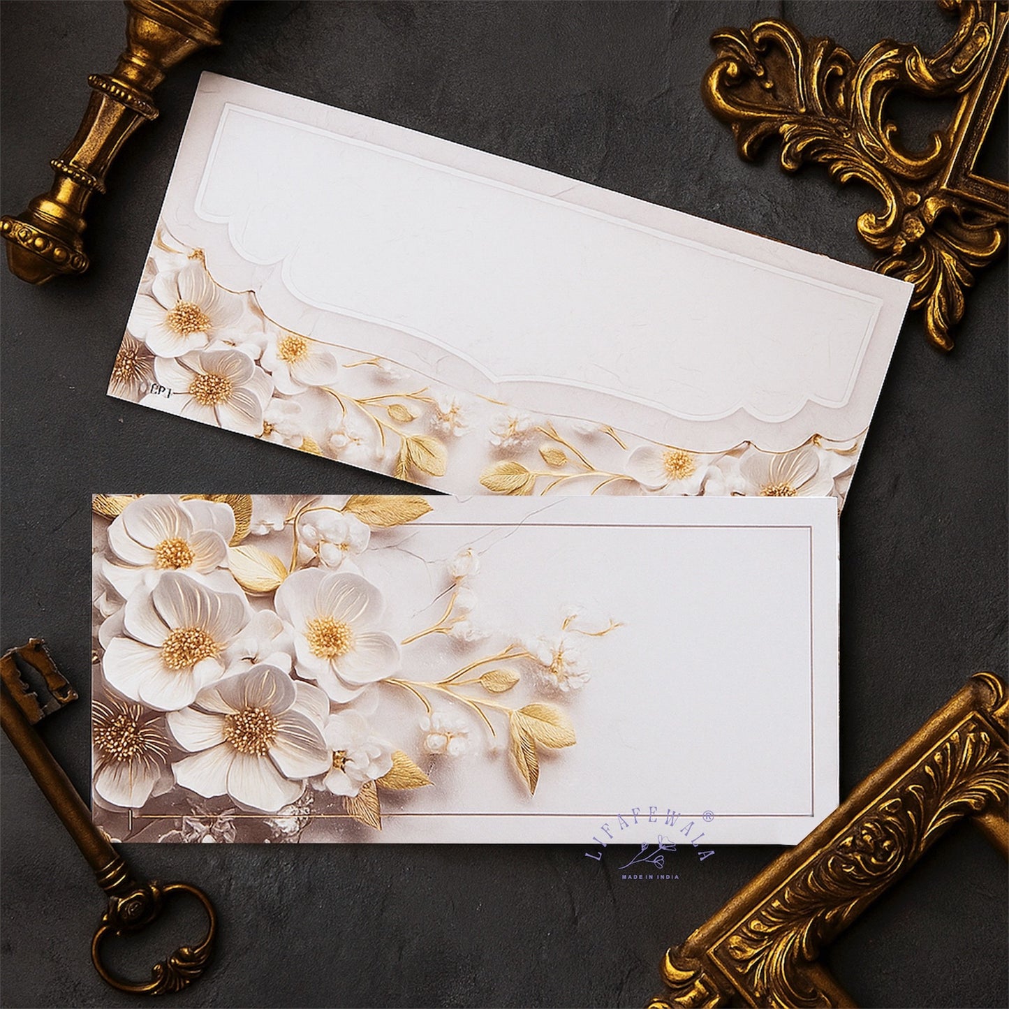 Velvet Touch With Gold Foil & UV Printed Shagun Envelopes | Premium Money Gift Covers for All Occasions – Lifafewala