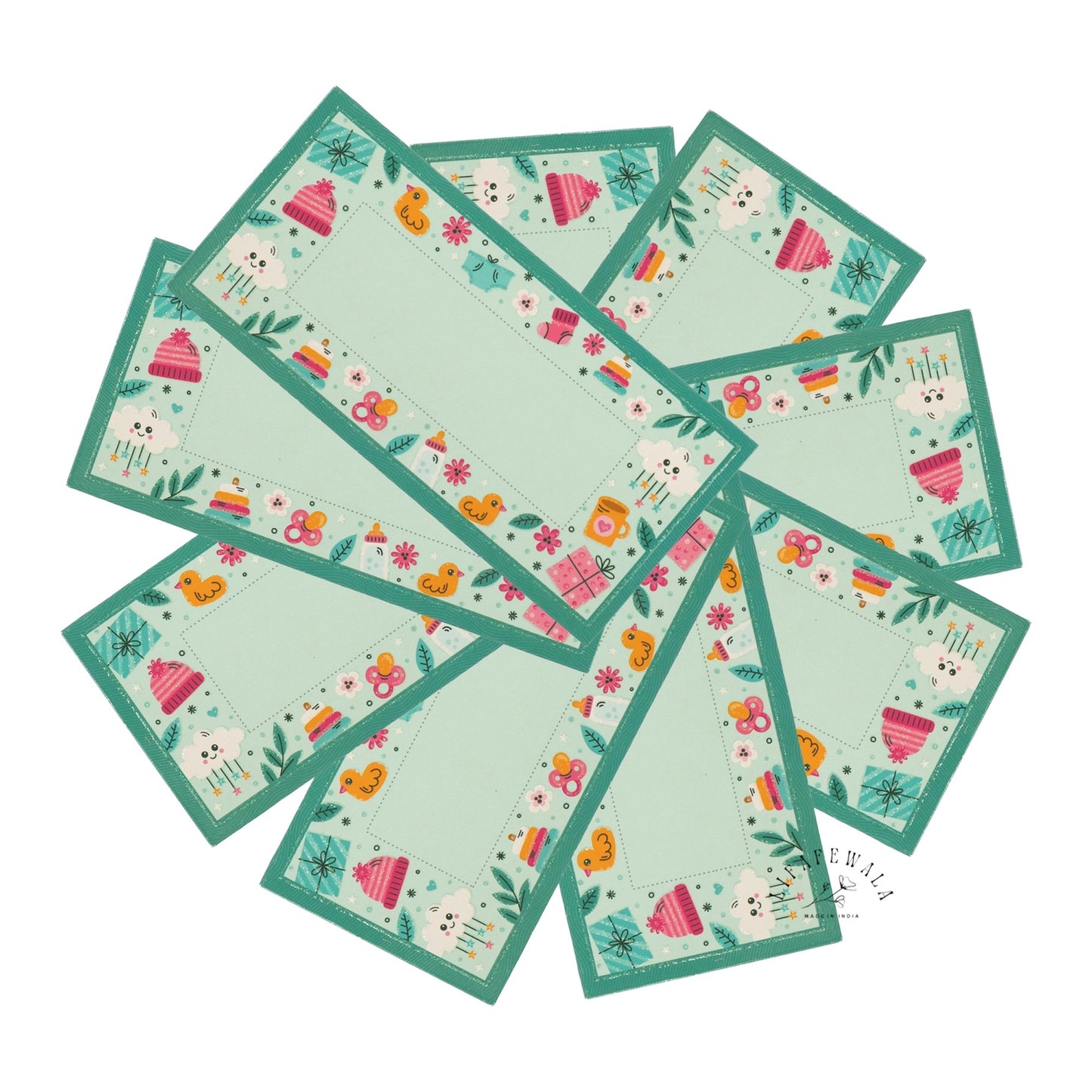 Kids Birthday & Baby Shower Gift Envelopes | LIFAFEWALA (Pack of 20–200, Multicolor)