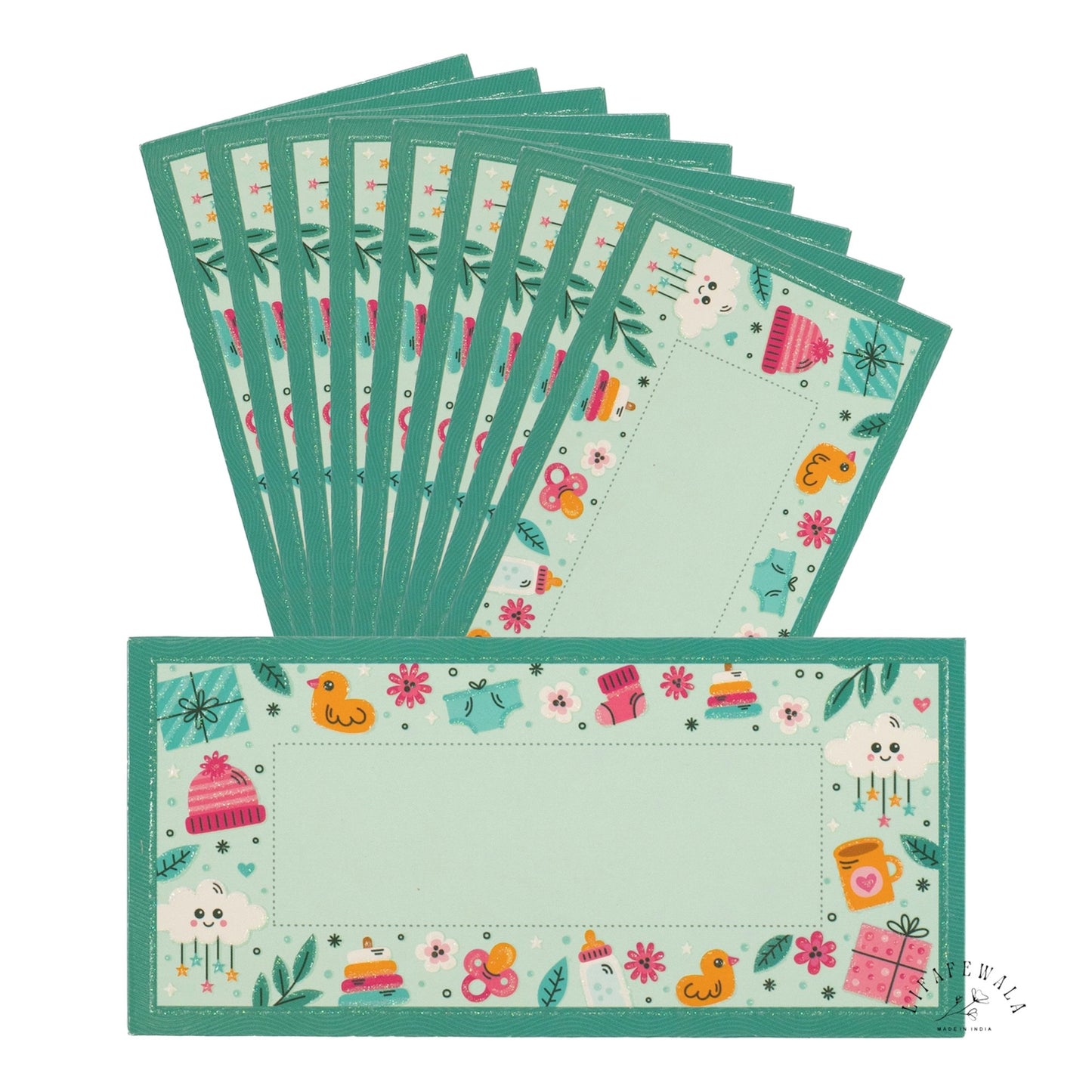 Kids Birthday & Baby Shower Gift Envelopes | LIFAFEWALA (Pack of 20–200, Multicolor)