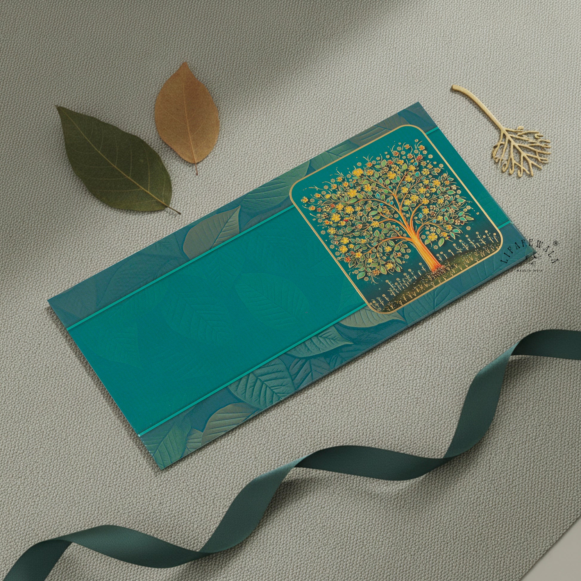 Premium Gold Foil Shagun Envelopes by LIFAFEWALA