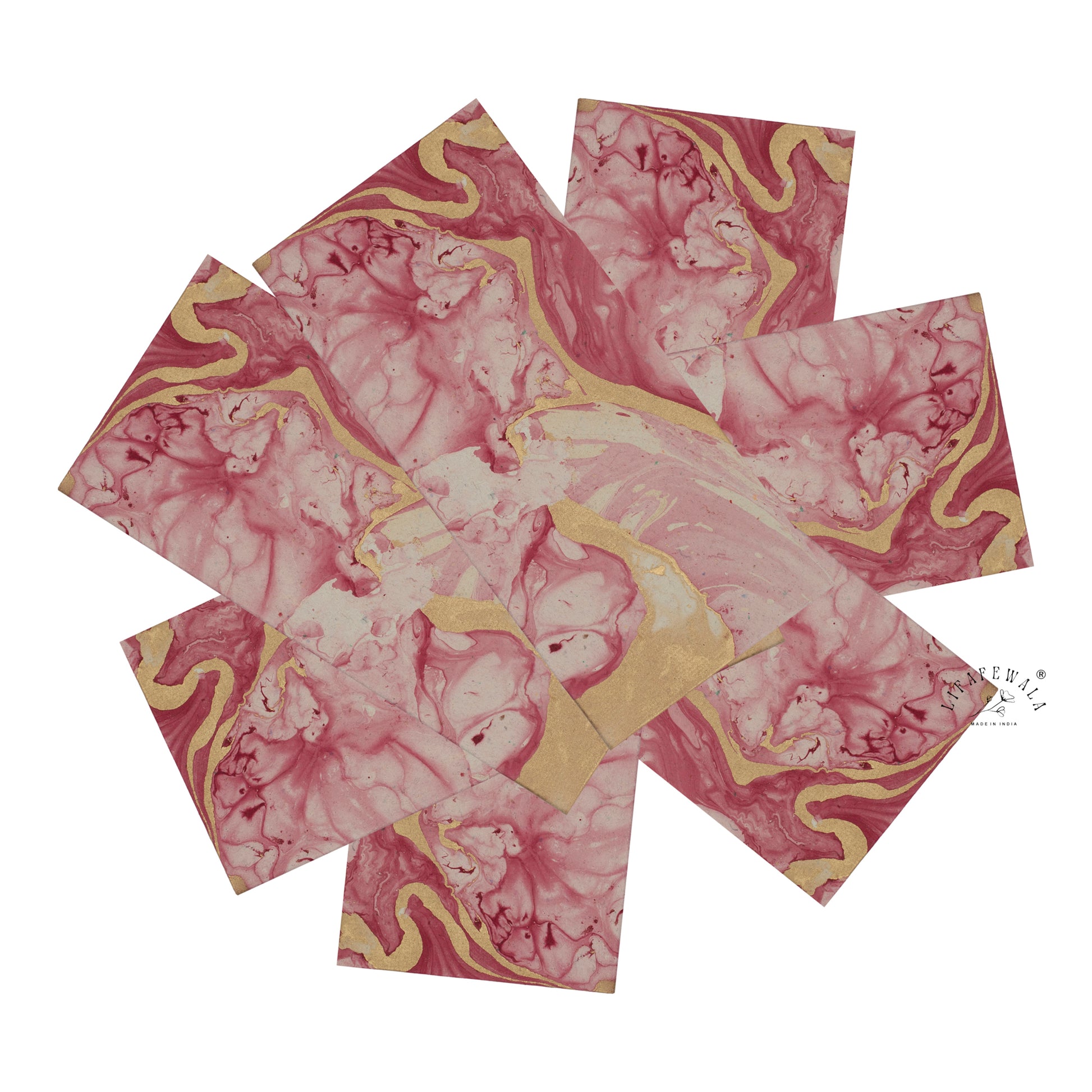 Recycled Handmade Envelopes for Wedding Invitations and Crafts