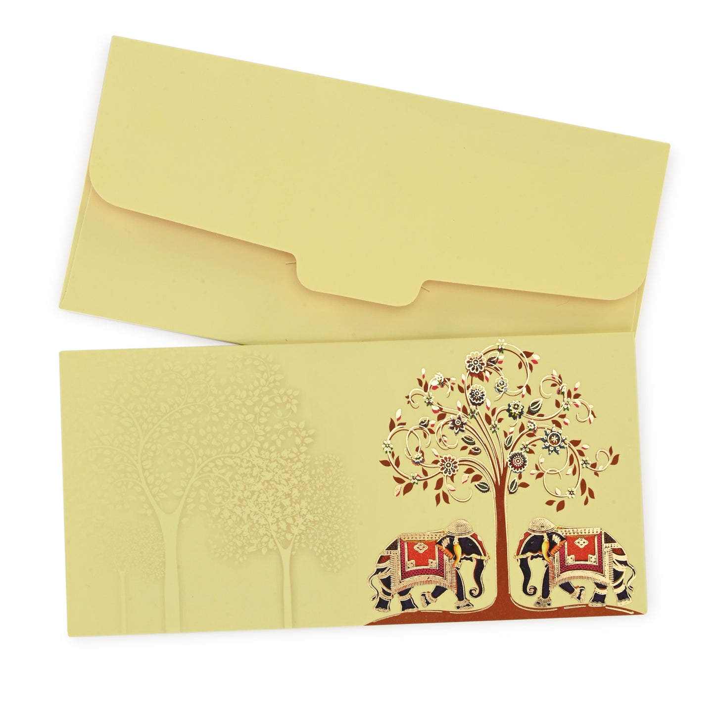 Royal Wedding Money Envelope with Elephant Design