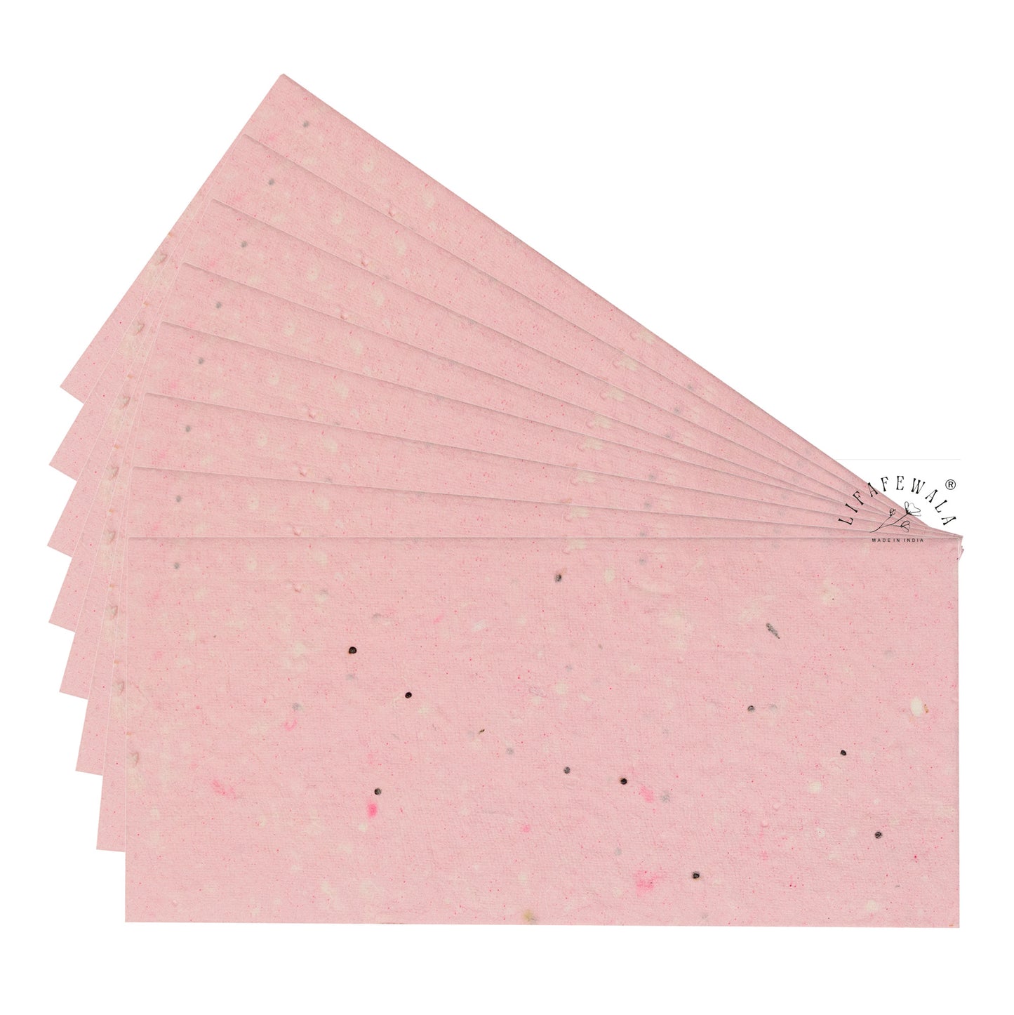 Sustainable Plantable Pink Wedding Envelope