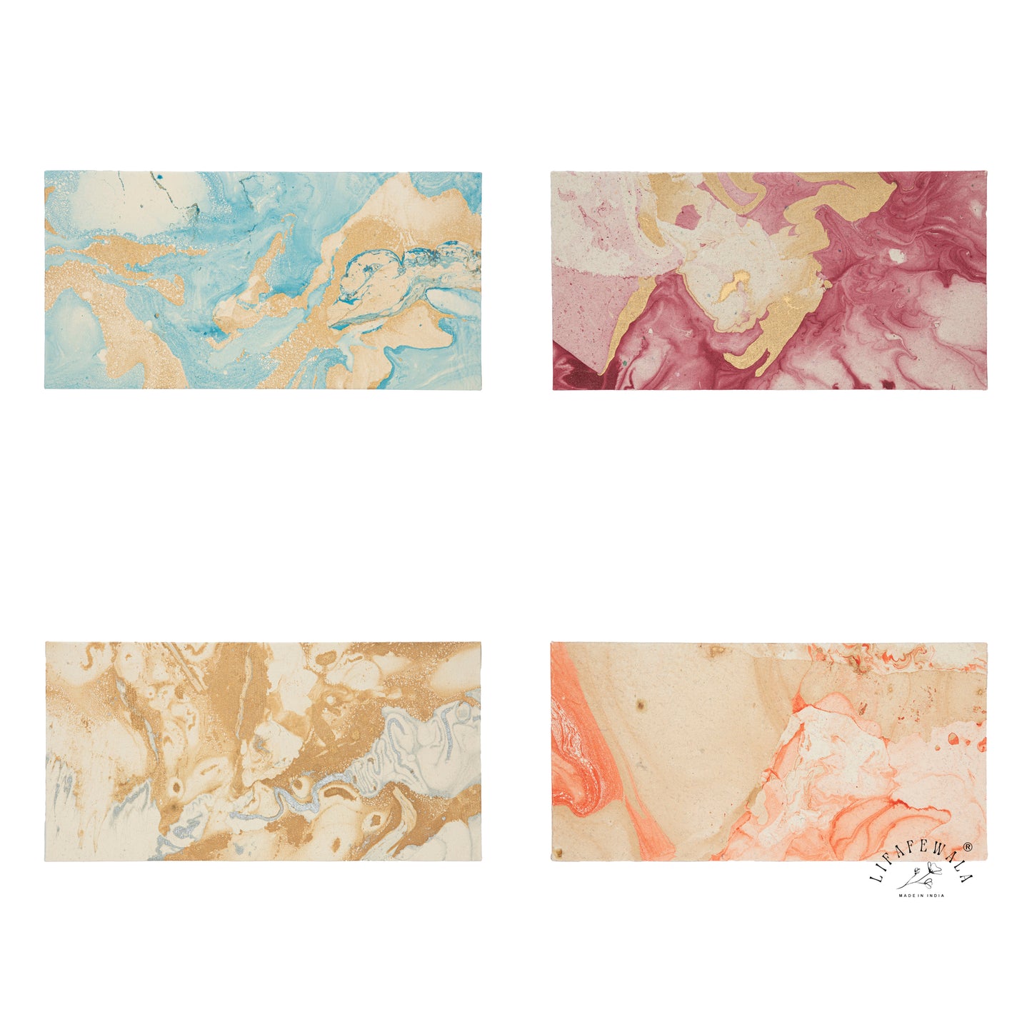 Eco-Friendly Handmade Recycled Paper Envelopes – Sustainable Multicolor Craft & Invitation Covers | Lifafewala